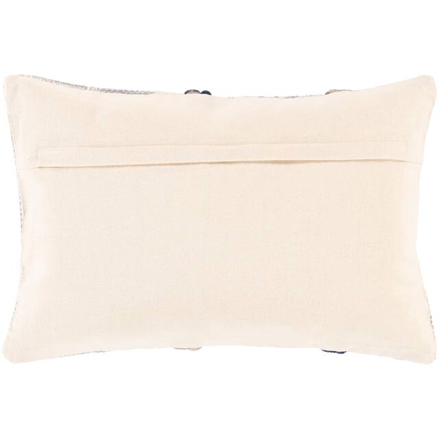 The Curated Nomad Azalea 13x20-inch Handwoven Boho Lumbar Throw Pillow