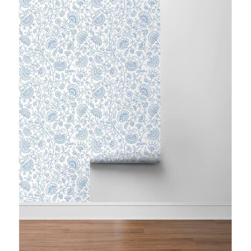 NextWall Paisley Trail Peel and Stick Removable Wallpaper