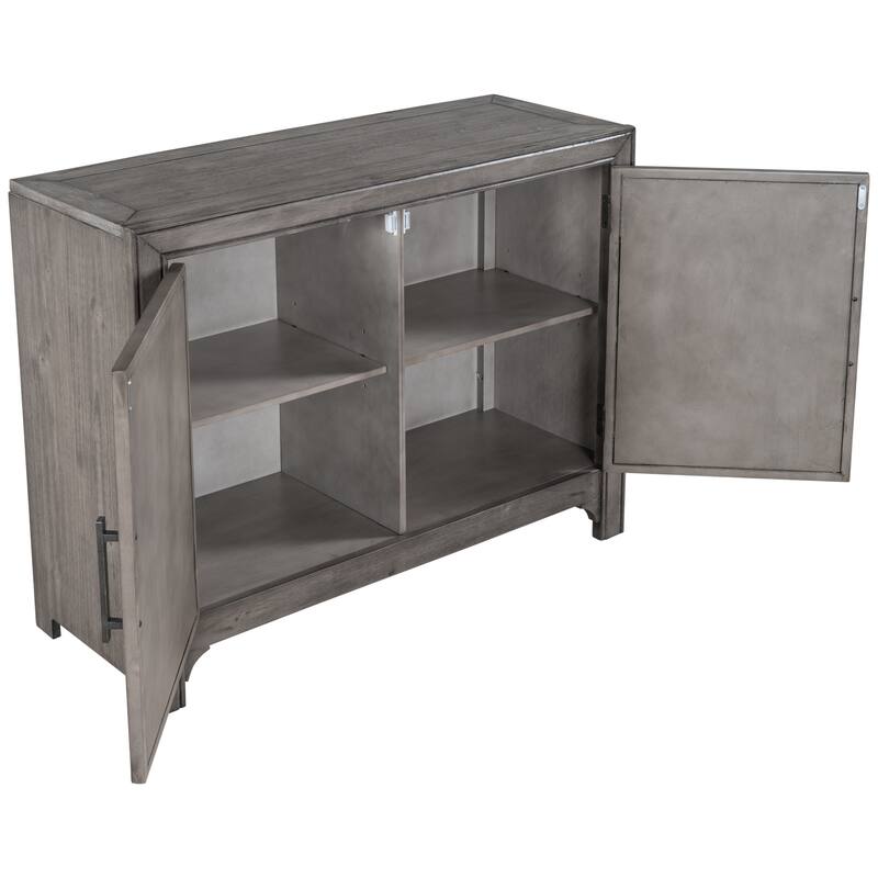 Modern Console Table Sofa Table for Living Room with 2 Shelves
