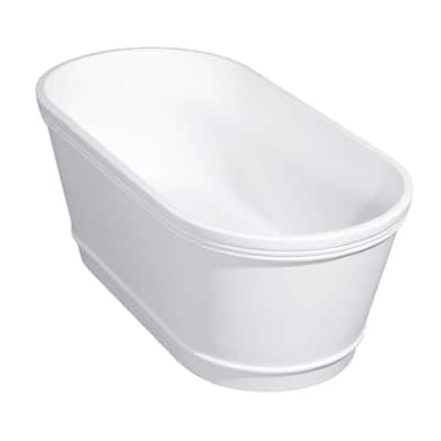 Kingston Brass VRTDE612922 Arcticstone 60" Free Standing Solid Surface