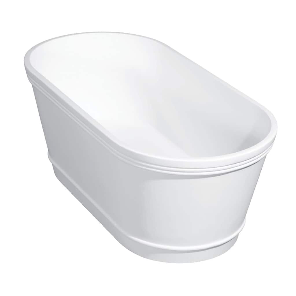 Kingston Brass VRTDE612922 Arcticstone 60" Free Standing Solid Surface