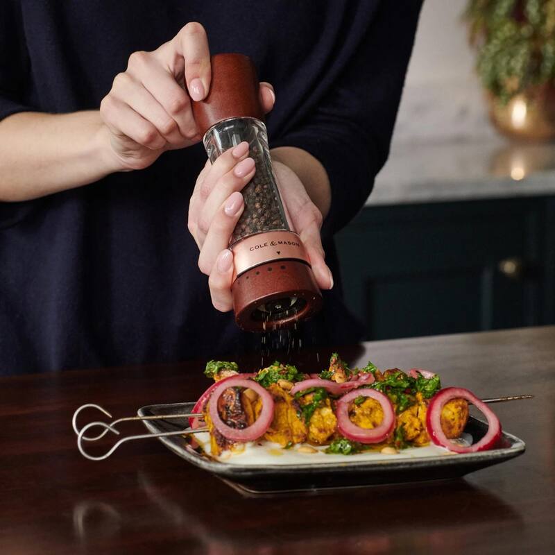 Cole & Mason Derwent Chestnut Rose Gold Salt