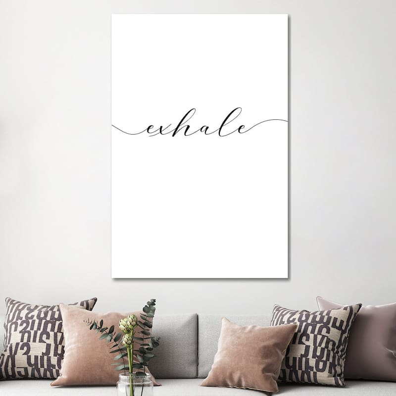 iCanvas "Exhale" by Nouveau Prints Canvas Print