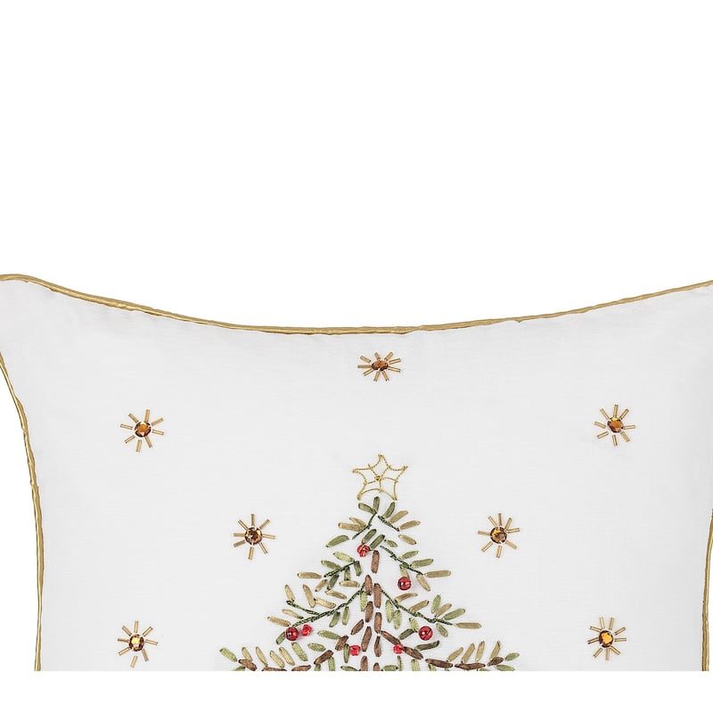 18" x 18" Christmas Tree Accent Throw Pillow