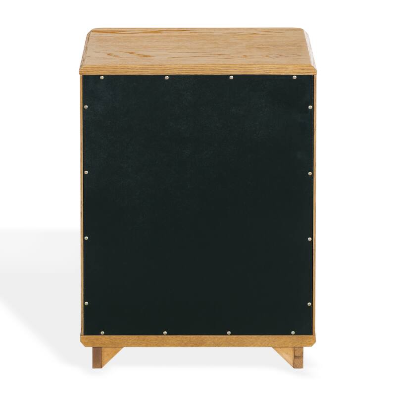 SAFAVIEH Couture Guillermo 3-Drawer Wood Nightstand