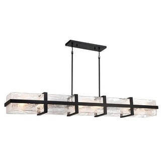 Minka Lavery 3618 Cloud Break 12 Light 60" Wide Linear Chandelier