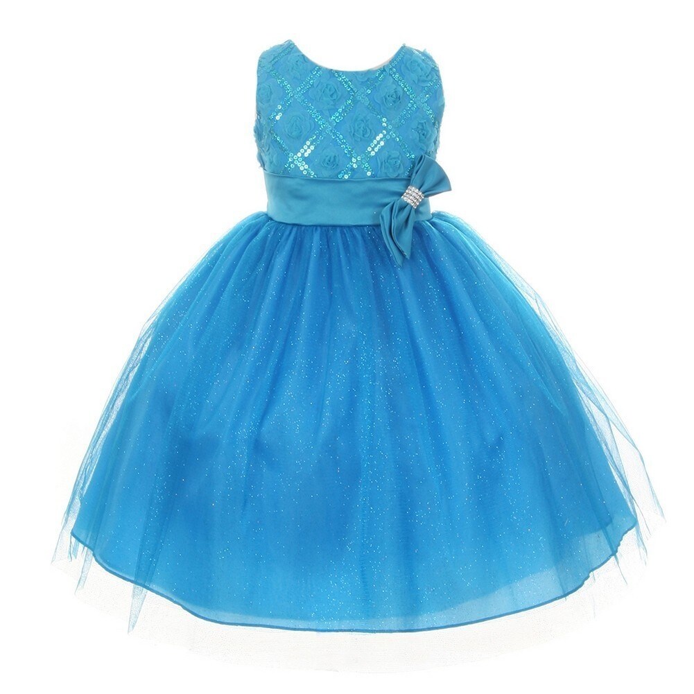 turquoise sparkly dress