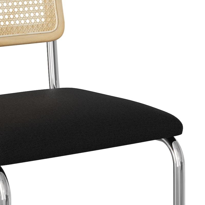 Hayward Cane Back Fabric Counter Height Stool (Set of 2)