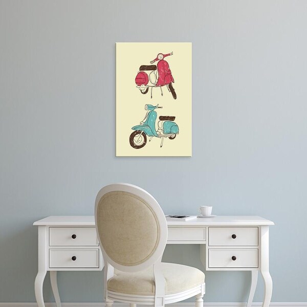 Easy Art Prints GraphINC's 'Scooter II' Premium Canvas Art