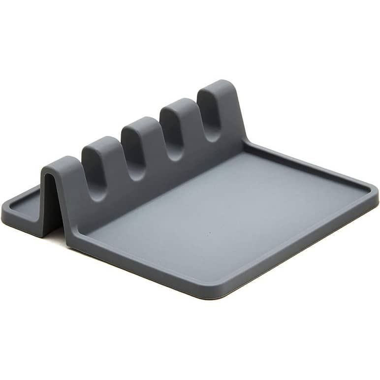 Cheer Collection Silicone Utensil Holder - Grey