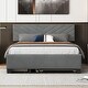 preview thumbnail 17 of 43, Queen Upholstered Bed with Pull-Out Trundle and Ample Storage