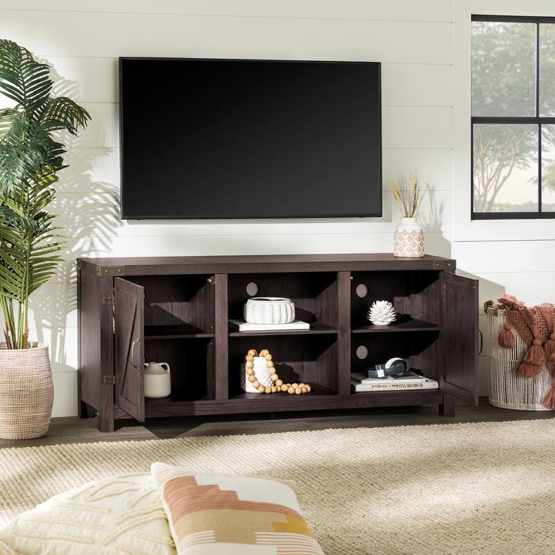 Middlebrook Firebranch 58-inch Barn Door TV Stand