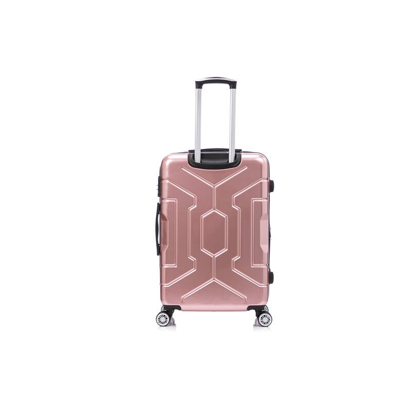 3 Piece Technology PC Hardshell Lightweight Durable Suitcase with Rotating Wheels and Adjustable Ergonomic Telescopic Handle