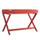 preview thumbnail 75 of 78, Kenton X Base Wood Accent Campaign Writing Desk iNSPIRE Q Modern