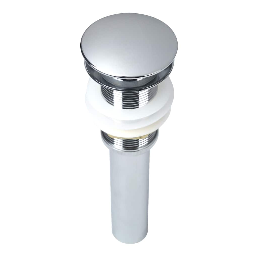 Pop Up Drain assembly with Cap without Overflow For Vessel Sinks