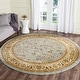 preview thumbnail 14 of 60, SAFAVIEH Lyndhurst Adelyne Traditional Oriental Rug 10' x 10' Round - Light Blue/Ivory