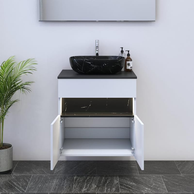 Laguna 2D 60 Floating Bathroom Vanity (24" Width)