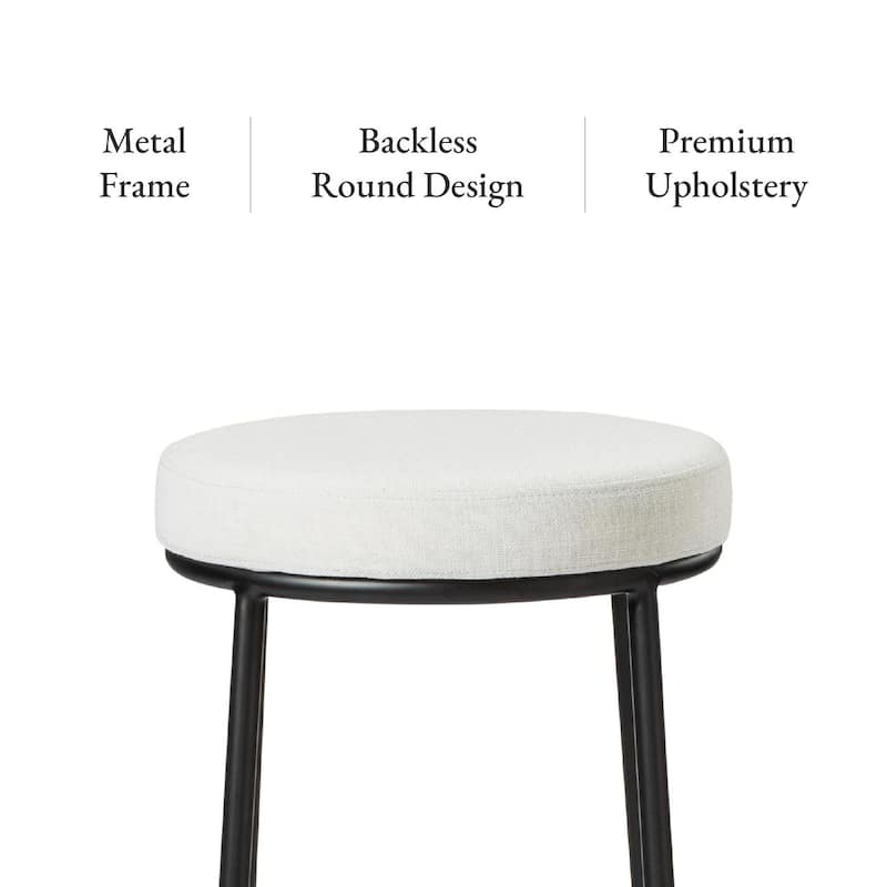 Maven Lane Stella Metal Kitchen Dining Stool