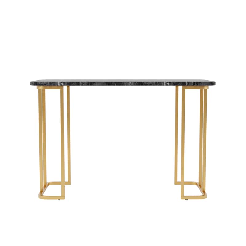 Deeanne Contemporary 47-inch Faux Marble Sofa Table by Furniture of America