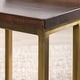 preview thumbnail 9 of 7, Lynda Set of 2 Mango Wood Nesting Tables in Dark Brown by Kosas Home