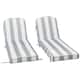 Option Grey & White Stripes