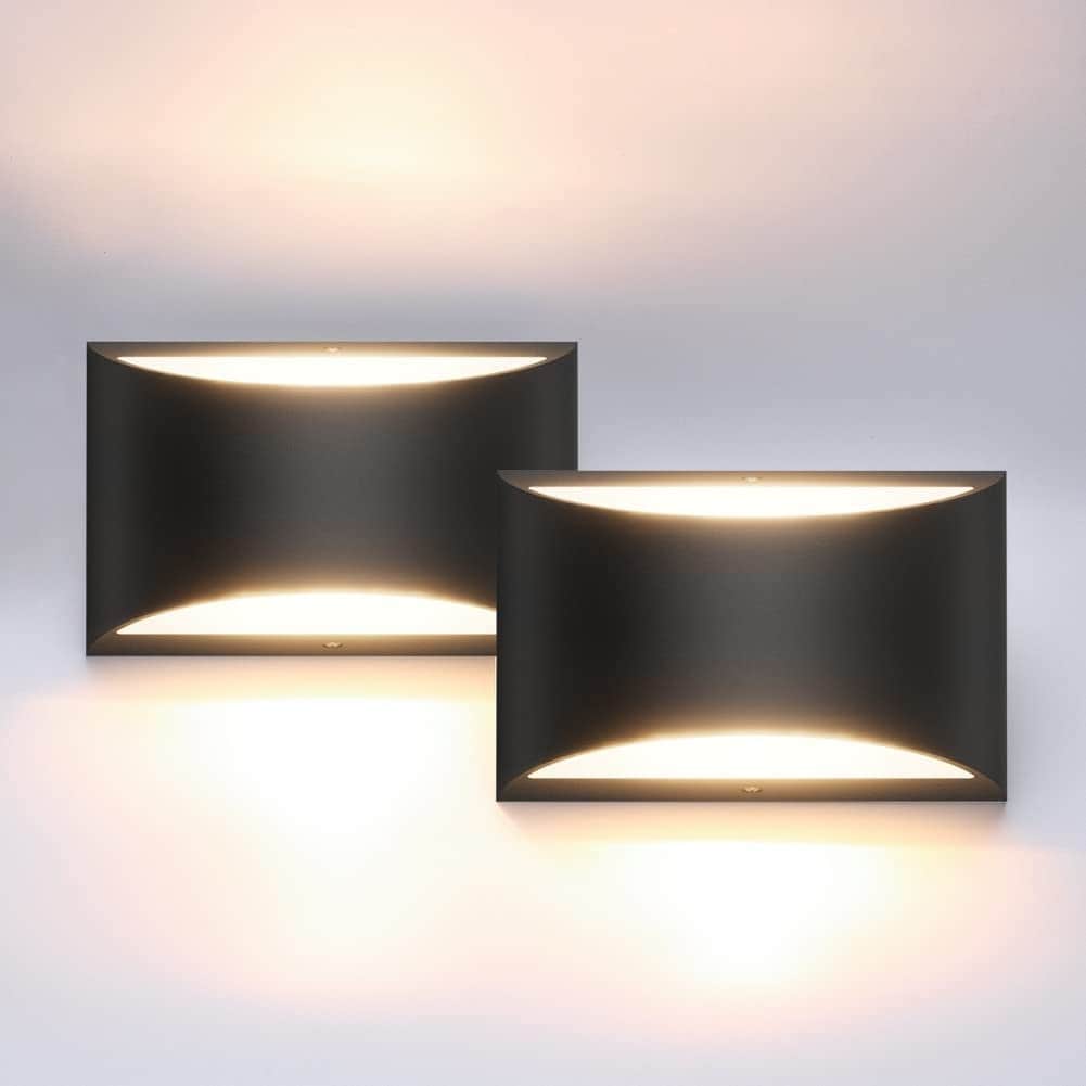 Modern black wall lights top