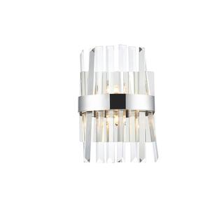 Indigo Home 8 inch crystal bath sconce