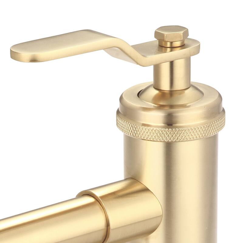 Water Creation Modern Streamlined Cylindrical Single Faucet