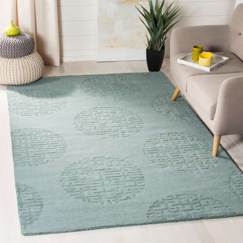 SAFAVIEH Handmade Impressions Onela Modern Wool Rug