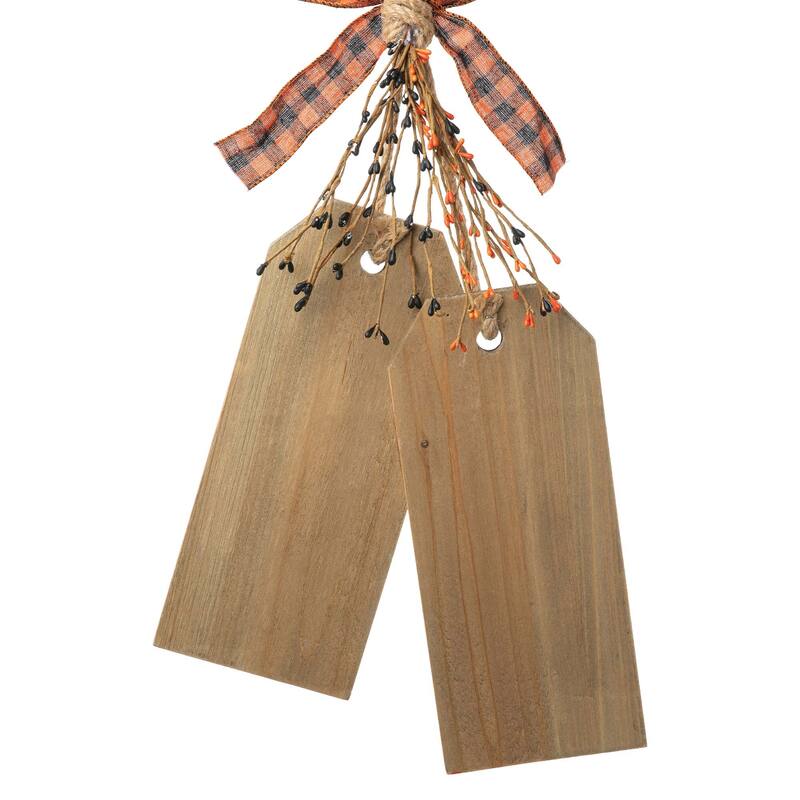 Glitzhome 24"H Wooden Valentine's Day/Patriotic/Americana/Easter Doorknob Hanging Decor