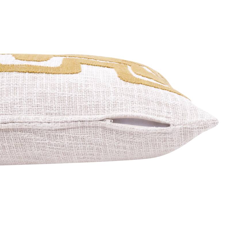 Sevita Geometric Handmade Decorative Throw Pillow