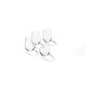 preview thumbnail 2 of 2, Oneida 5 O'Clock Stemless Wine Glasses, Set of 4