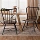 preview thumbnail 7 of 7, Carbon Loft Rudolph Industrial Metal and Wood Dining Chairs (Set of 2)
