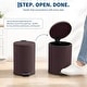 preview thumbnail 6 of 6, 1.3 Gallon Round Trash Can with Lid, Stainless Steel Bathroom Waste Bin with Soft Close Pedal & Removable Inner Bucket