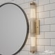 preview thumbnail 3 of 9, Hunter Holly Grove Bathroom Vanity Wall Light, Art or Shelf Light - Contemporary - Damp Rated!