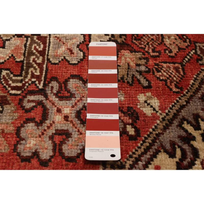 ECARPETGALLERY Hand-knotted Sarabi Red Wool Rug - 8'1 x 11'0