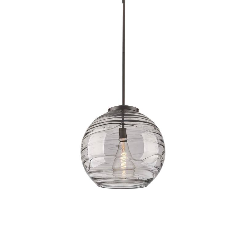 Innovations Lighting 221-1S-20-18 Athens Pendant Athens Deco Swirl 18" - Oil Rubbed Bronze