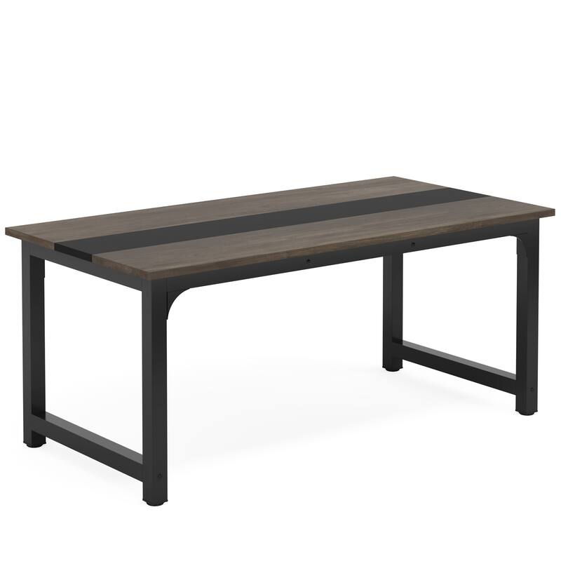 Modern Conference Table, Meeting Table for 4-6 - 63" L x 31.5" W x 29.13" H