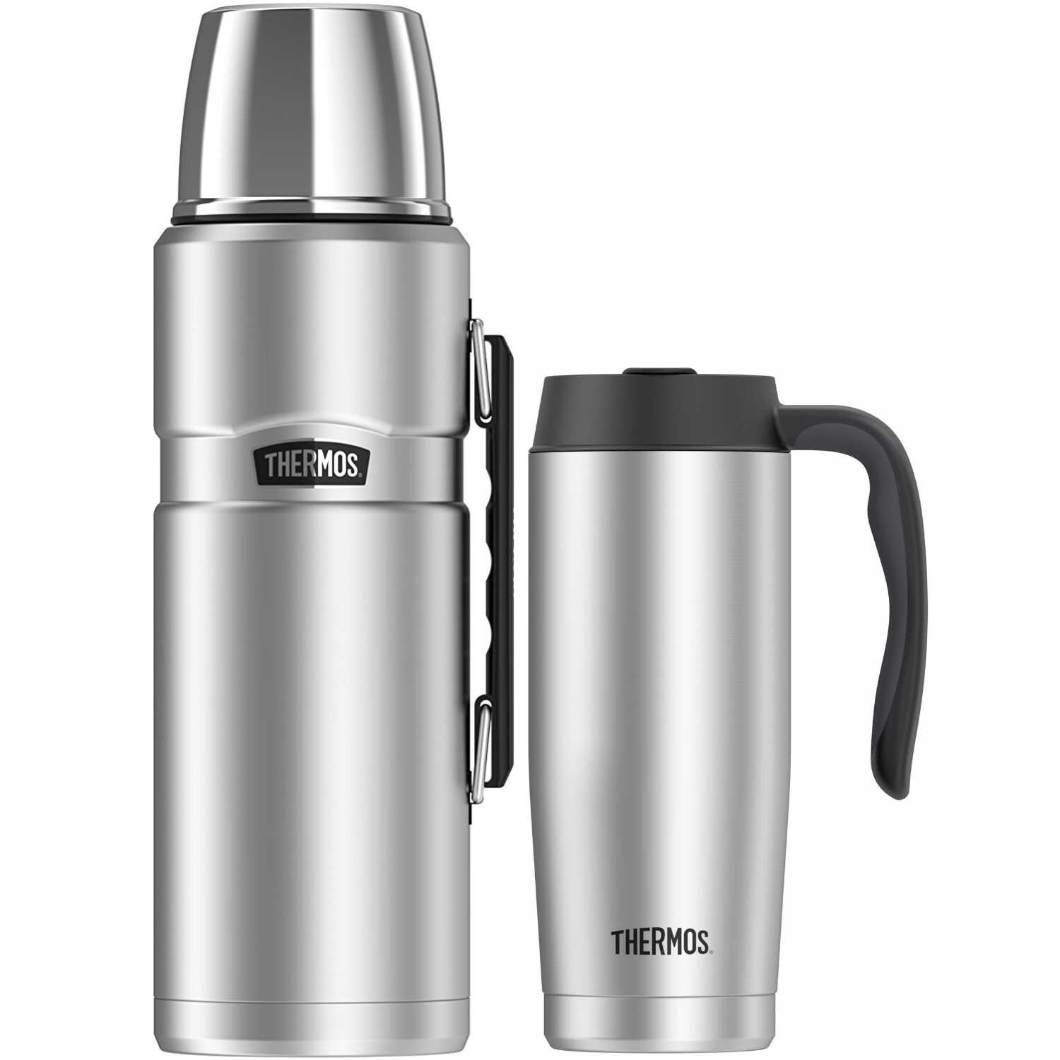thermos beverage bottle
