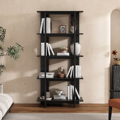 Christopher Knight Home - Ellie 4-Tier 70"H Acacia Wood Open Bookcase