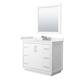 Option White / White Quartz Top / Brushed Nickel Hardware