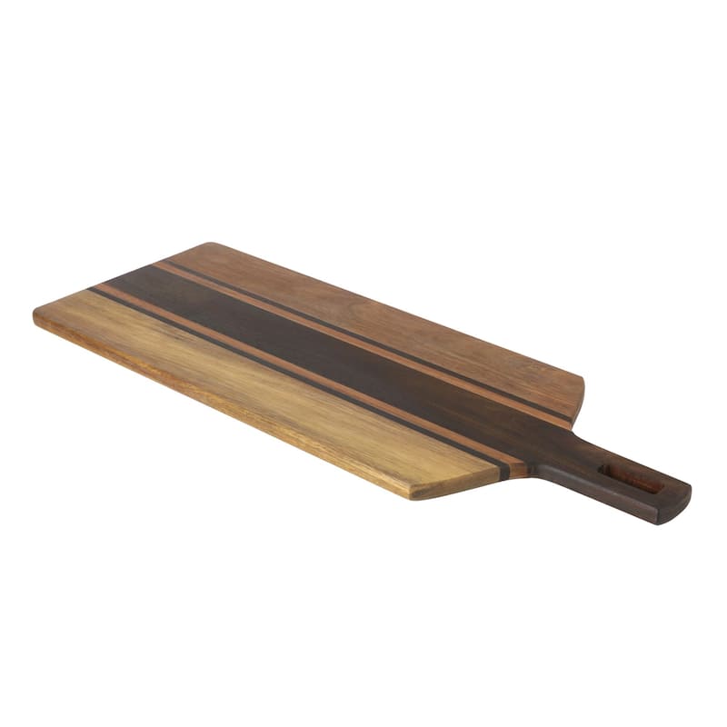 Kenmore San Ysidro 26.5" x 10" Acacia Wood Cutting and Serving Charcuterie Board W/ Handle