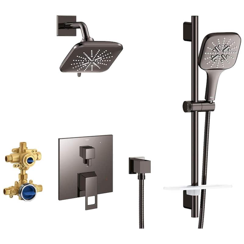 Grohe 29 433 Eurocube Pressure Balanced Shower System with Shower