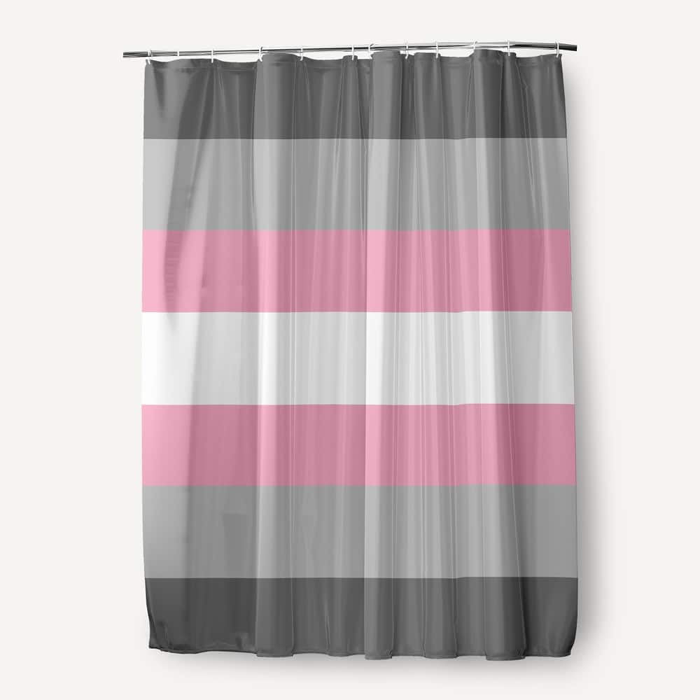 Inclusive Pride Flag Durable Poly Shower Curtain
