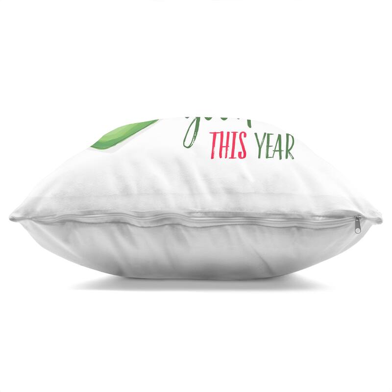 Stupell Festive Be A Good Elf Decorative Printed Throw Pillow Design by Dogwood Portfolio