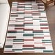 preview thumbnail 1 of 8, Nuloom Vita Abstract Area Rug 2'6" x 8' Runner - Red - Runner
