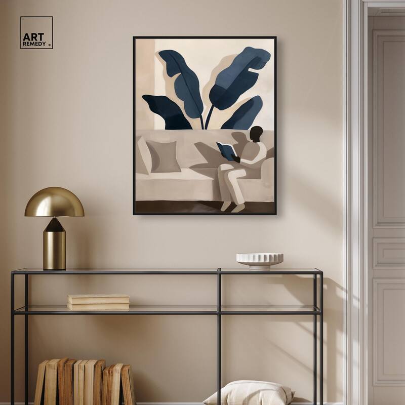 Void Reader II Canvas by Art Remedy