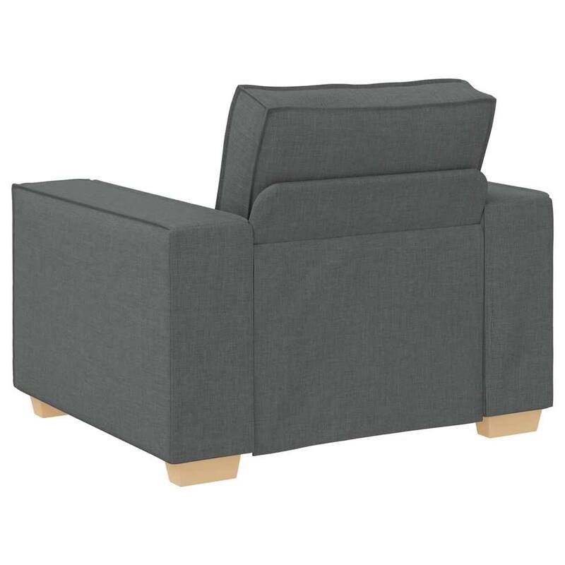 vidaXL Sofa Chair Dark Grey 23.6 " Fabric