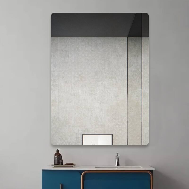 Barnard 19 in. W x 27 in. H Rectangular Frameless Bathroom Vanity Mirror - 19"W x 27"H - 19"W x 27"H 