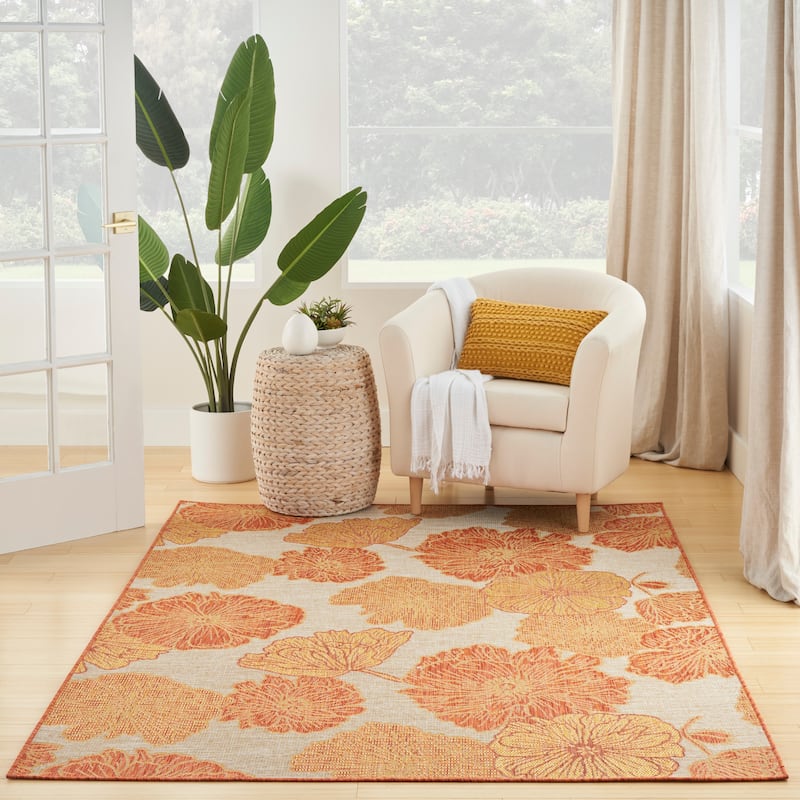 Nourison Garden Oasis Indoor/Outdoor Nature Area Rug